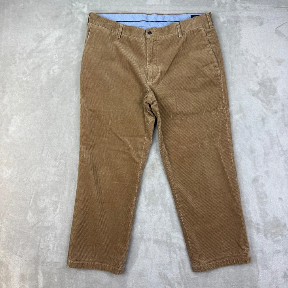 Polo Ralph Lauren Mens Corduroy Pant Preppy Collage Old Money 36x34 Hemmed 36x25